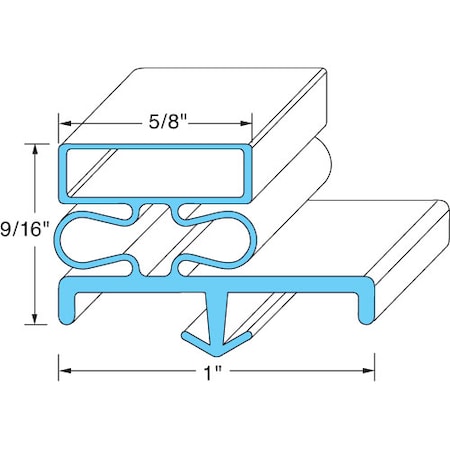 Door Gasket 36 X 78 1/2 Rh